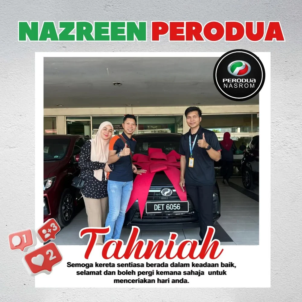 Momen penyerahan kereta Perodua 4
