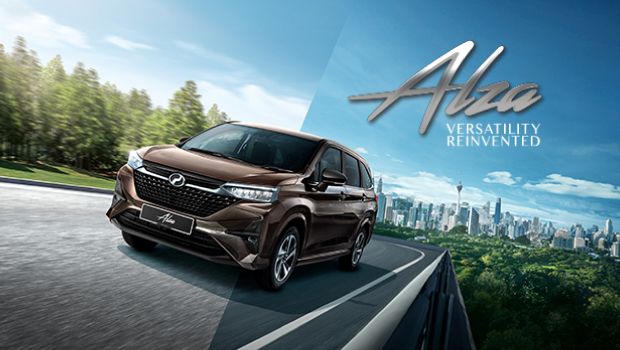 Poster Perodua: Alza untuk perjalanan keluarga