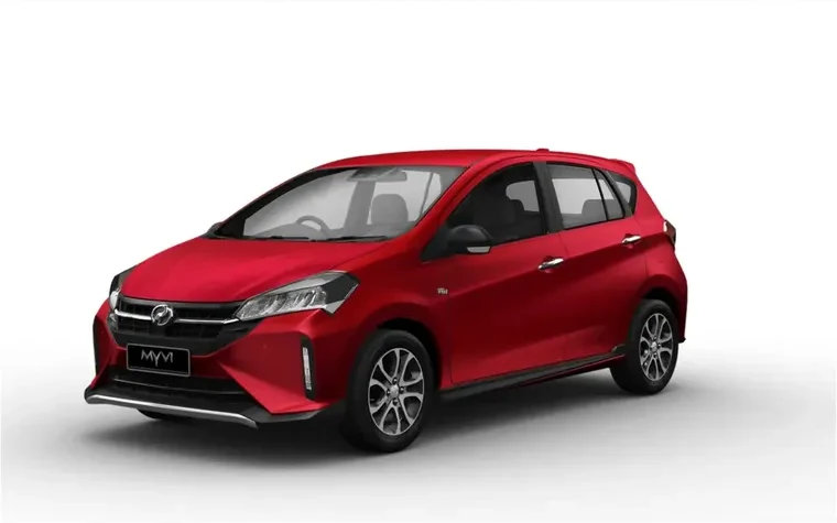 Perodua Myvi Cranberry Red